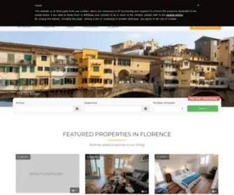 Firenzelodging.it(Apartments and rooms for rent in Florence Italy) Screenshot