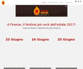 Firenzerocks.it(Firenze rocks) Screenshot