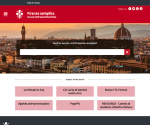 Firenzesemplice.it(Consulta per temi) Screenshot