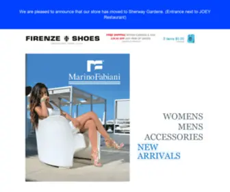 Firenzeshoes.ca(Firenze Shoes) Screenshot