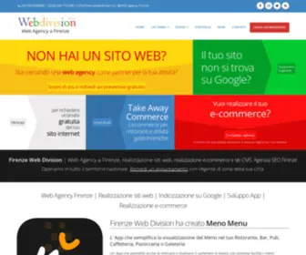 Firenzewebdivision.it(Realizzazione siti web professionali a Firenze) Screenshot