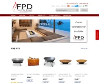Firepitsdirect.com.au(Fire Pits Direct) Screenshot