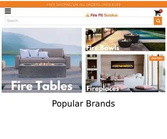 Firepitsurplus.com(Fire Pit Surplus) Screenshot