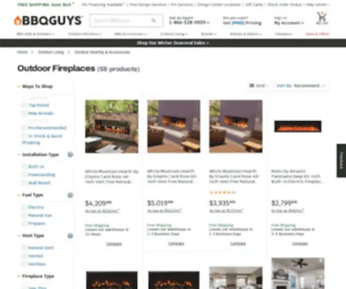 Fireplacecountry.com(Indoor Fireplaces) Screenshot