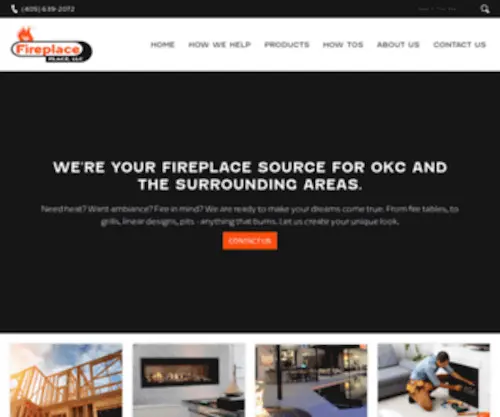Fireplaceplaceokc.com(Fireplace Place OKC) Screenshot