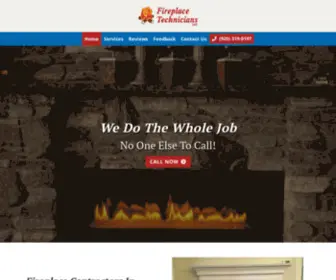 Fireplacetechniciansllc.com(Fireplace Technicians) Screenshot