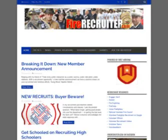 Firerecruiter.com(Volunteer Fire/EMS/Rescue Recruitment Resources by Tiger Schmittendorf) Screenshot