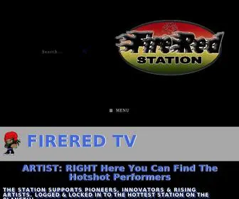 Fireredstation.com(The Hottest Station On The Planet) Screenshot