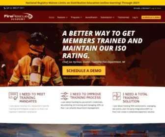 Firerescue1Academy.com(Online Firefighter and EMS Training) Screenshot