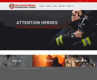 Firerescuemedical.com(Firefighter and First Responder Healhcare Healthsure) Screenshot