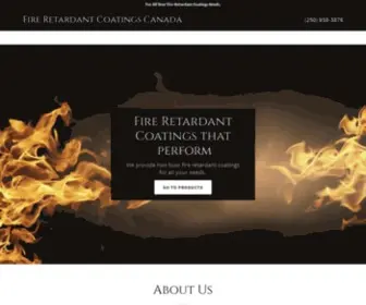 Fireretardantcanada.com(Fire Retardant Coatings Canada) Screenshot