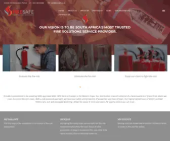 Firesafe.co.za(Firesafe was established in 1987 and) Screenshot