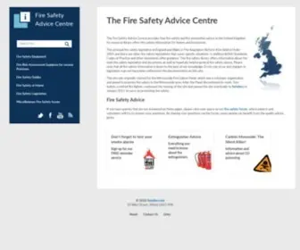 Firesafe.org.uk(The Fire Safety Advice Centre) Screenshot
