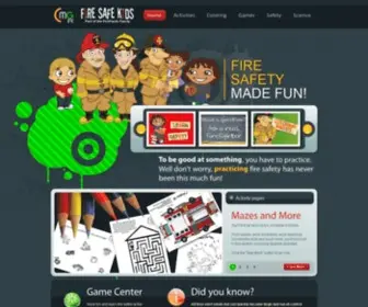 Firesafekids.org(Fire Safe Kids) Screenshot