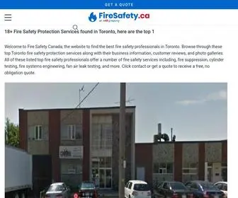 Firesafety.ca(Top 1 Toronto Fire Safety Protection Services for 2020) Screenshot