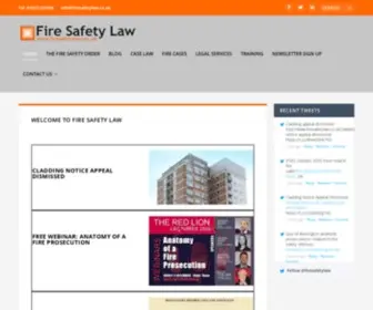 Firesafetylaw.co.uk(Fire Safety Law) Screenshot