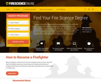 Firescience.org(Fire Science Degree Programs) Screenshot