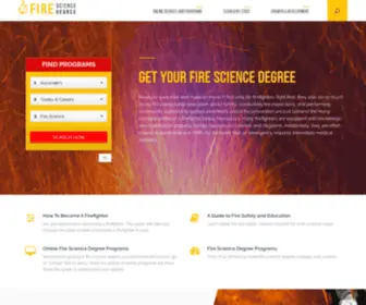 Firesciencedegree.com(Fire Science Degree) Screenshot