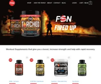 Firesciencenutrition.com(Supplements Created By Firefighters For Those Who Want To Train Like One) Screenshot