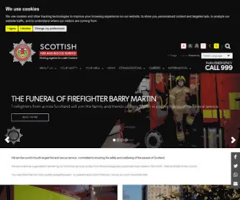 Firescotland.gov.uk(The Scottish Fire and Rescue Service) Screenshot