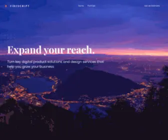Firescript.ca(Freelance Web Designer & Developer in Hamilton) Screenshot