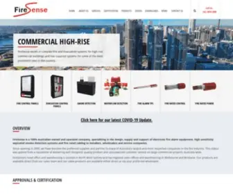 Firesense.com.au(FireSense) Screenshot