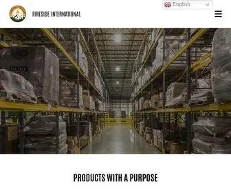 Fireside-INTL.com(Fireside International) Screenshot