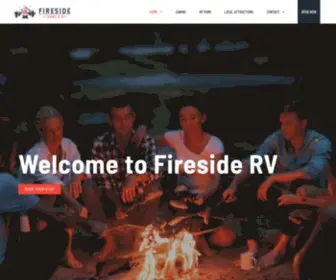 FiresidervParkandcabins.com(Fireside Cabins and RV Park) Screenshot