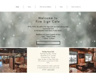 Firesigncafe.com(Fire Sign Cafe) Screenshot