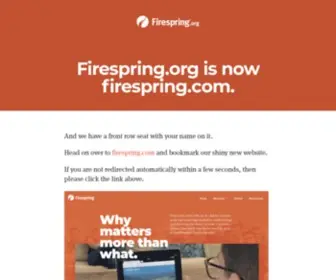 Firespring.org(Firespring for Nonprofits) Screenshot