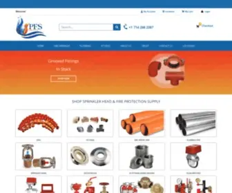 Firesprinklerstore.com(Quality Fire Sprinkler System Supplies) Screenshot