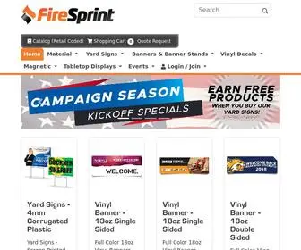 Firesprint.com(Sign & Graphic Printing) Screenshot
