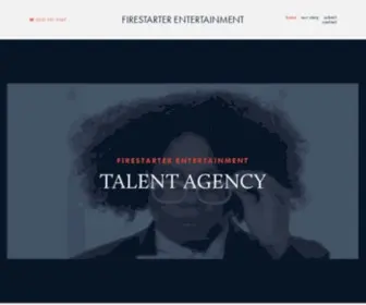 Firestarterentertainment.com(FIRESTARTER ENTERTAINMENT) Screenshot