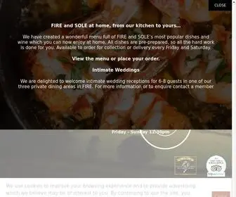 Firesteakhouse.ie(Fire Steakhouse & Bar) Screenshot