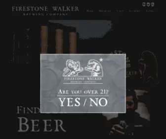 Firestonebeer.com(Get an inside look at the world of Firestone Walker Brewing Company) Screenshot