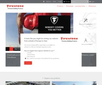Firestonebpe.com(Firestone Building Products) Screenshot