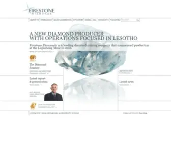 Firestonediamonds.com(Firestone Diamonds) Screenshot