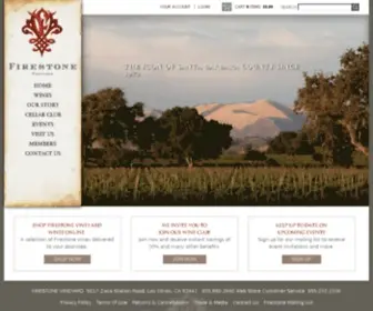 Firestonewine.com(Firestonewine) Screenshot