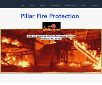 Firestop.com.br(Pillar Firestop) Screenshot