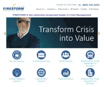 Firestorm.com(Crisis Management) Screenshot