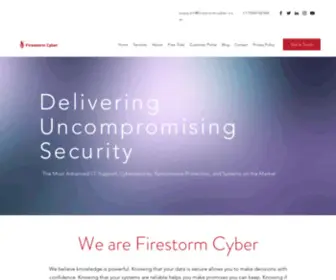 Firestormcyber.com(Cybersecurity) Screenshot