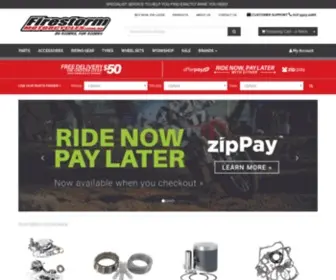 Firestormmotorcycles.com.au(Motorcycle Parts) Screenshot