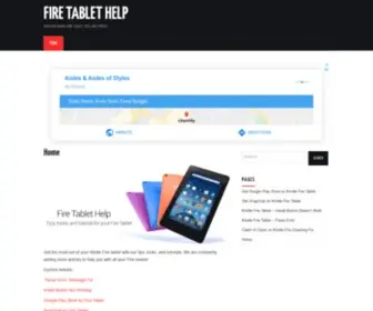 Firetabhelp.com(Fire Tablet Help) Screenshot