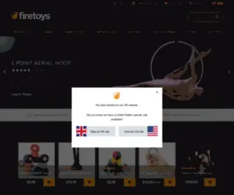 Firetoys.co.uk(The best aerial equipment in the UK) Screenshot