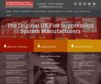 Firetrace.co.uk(Automatic Fire Suppression Systems by Firetrace Ltd) Screenshot