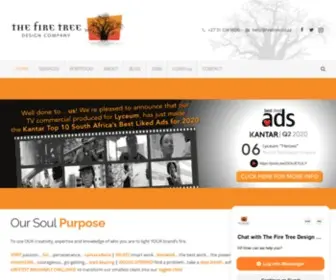 Firetree.co.za(The Fire Tree Design Company) Screenshot