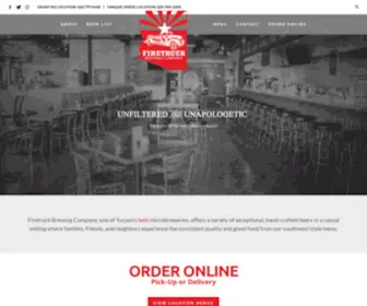 Firetruckbrewing.com(Firetruck Brewing Company) Screenshot