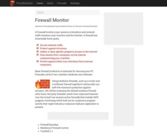 Firewallmonitor.org(An internet resource on free and commercial firewalls. Basic firewall protection) Screenshot