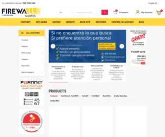 Firewallshop.es(Portal de venta online orientado a empresas.Especialistas en soluciones de ciberseguridad) Screenshot
