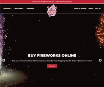 Fireworkscentral.ca(Buy Fireworks Online) Screenshot